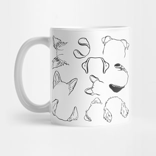 Dog Ears Woof Woof Mug